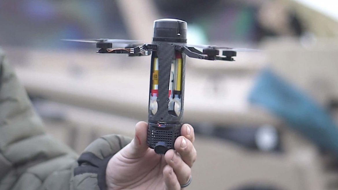 Small unmanned aerial vehicles launched from British Army grenade