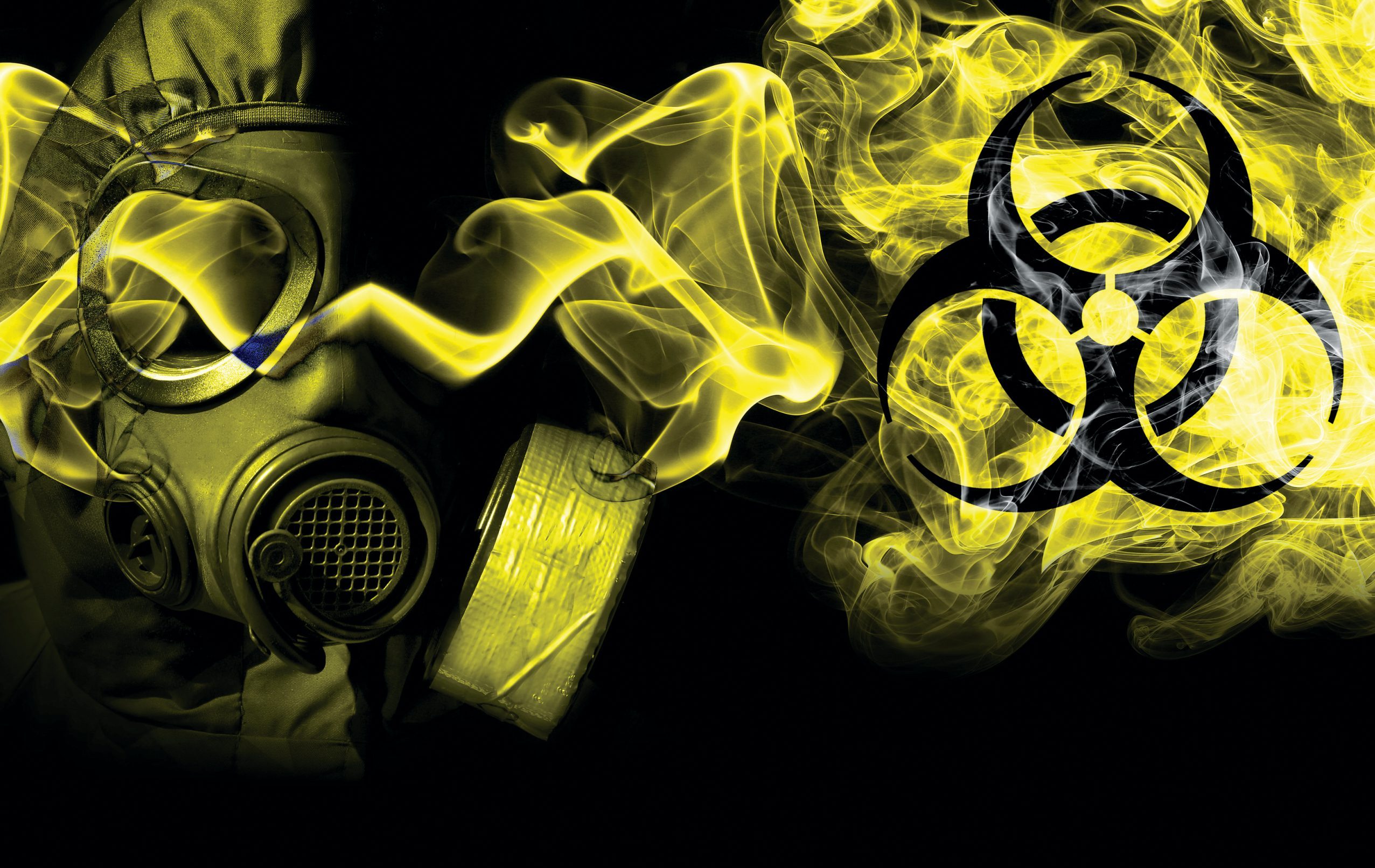 Military,Person,Wearing,A,Gasmask,And,Protective,Clothing