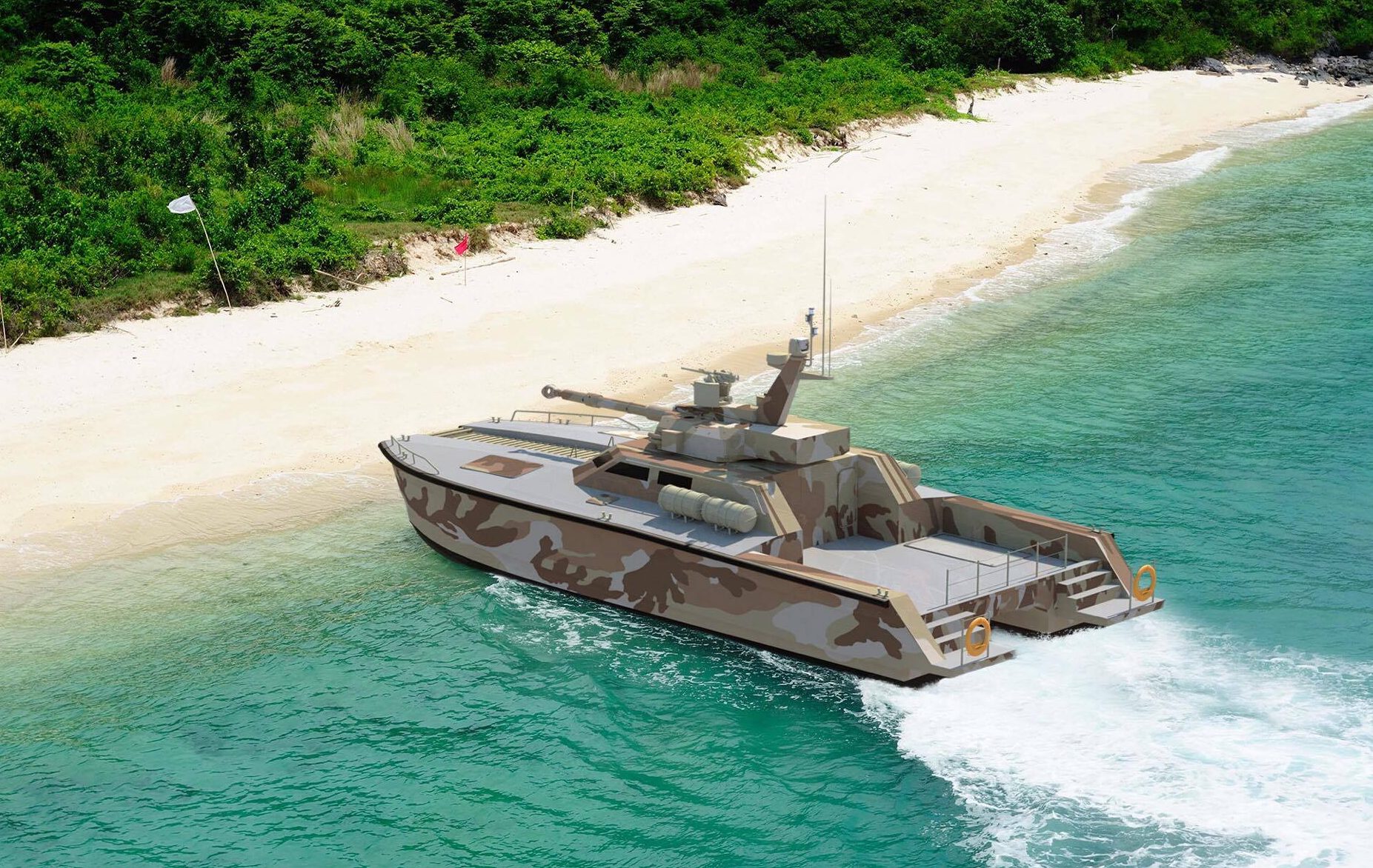 إندونيسيا تنجح باختبار دبابتها المائية 2