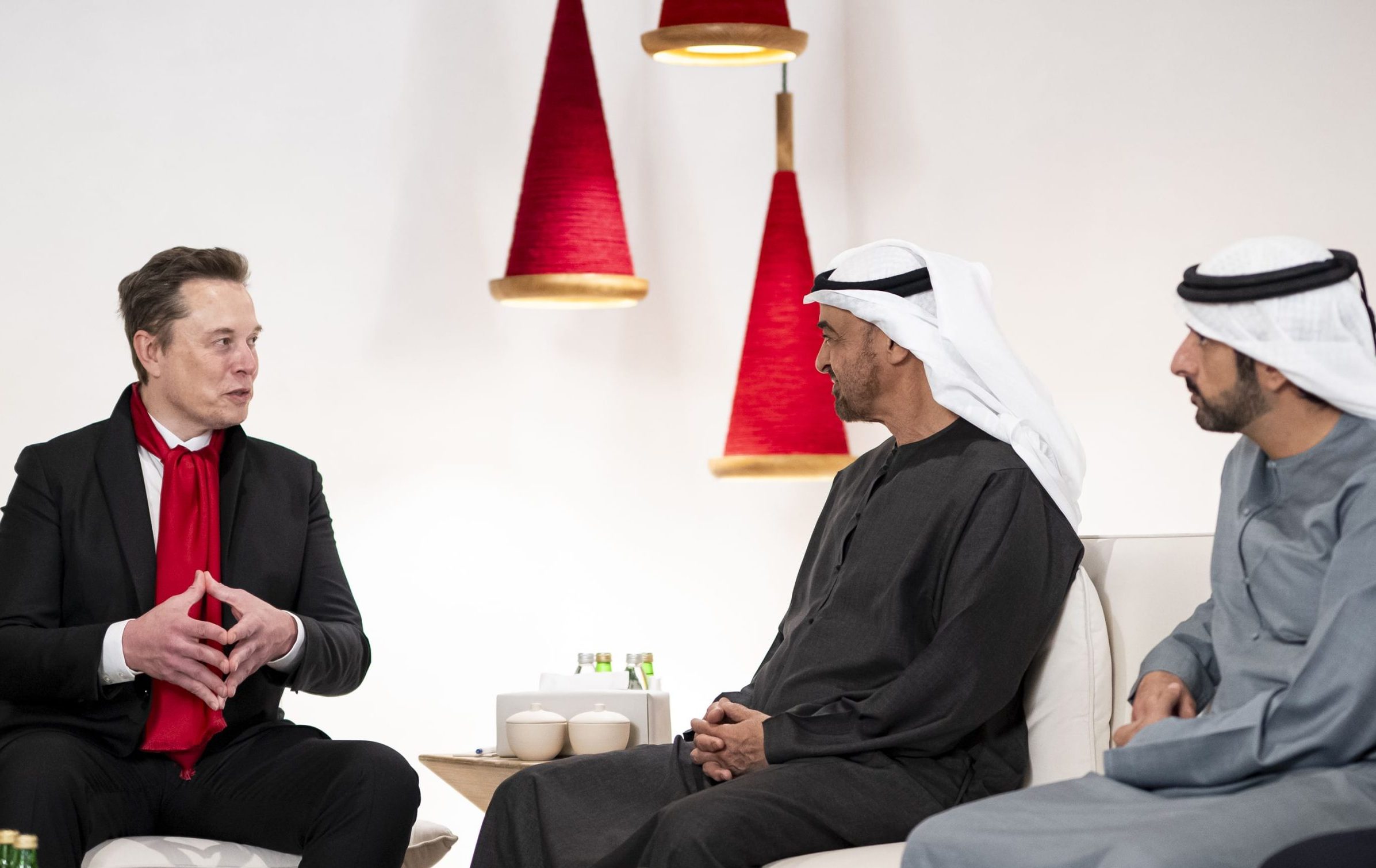 رئيس الدولة يلتقي إيلون ماسك