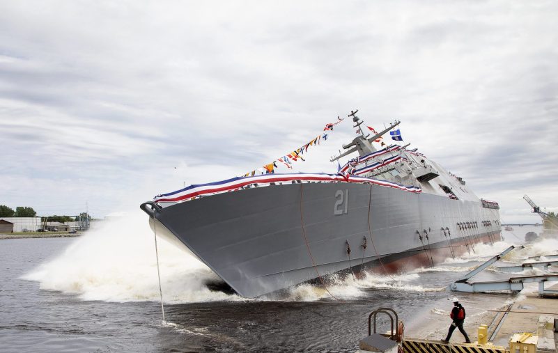 LCS 21 (Minneapolis-Saint Paul) Christening and Launch on June 15, 2019.